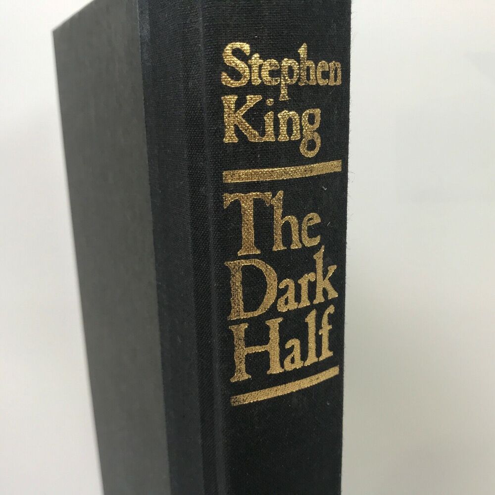 Stephen King THE DARK HALF 1989 True 1st Ed 1st Print HC No Dust Jacket